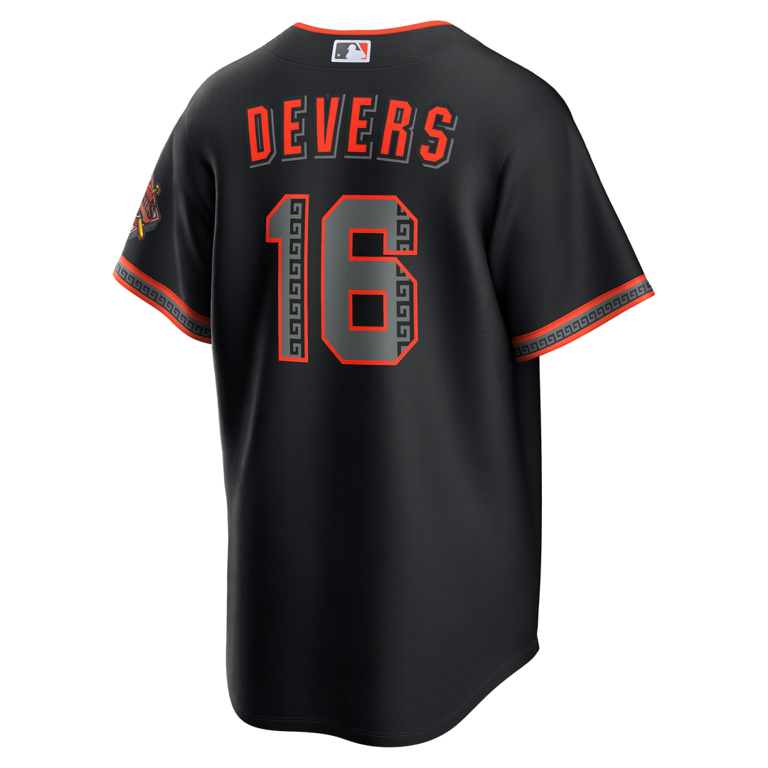 Rafael Devers San Francisco Giants Nike Alternate Stadium Jersey - Black