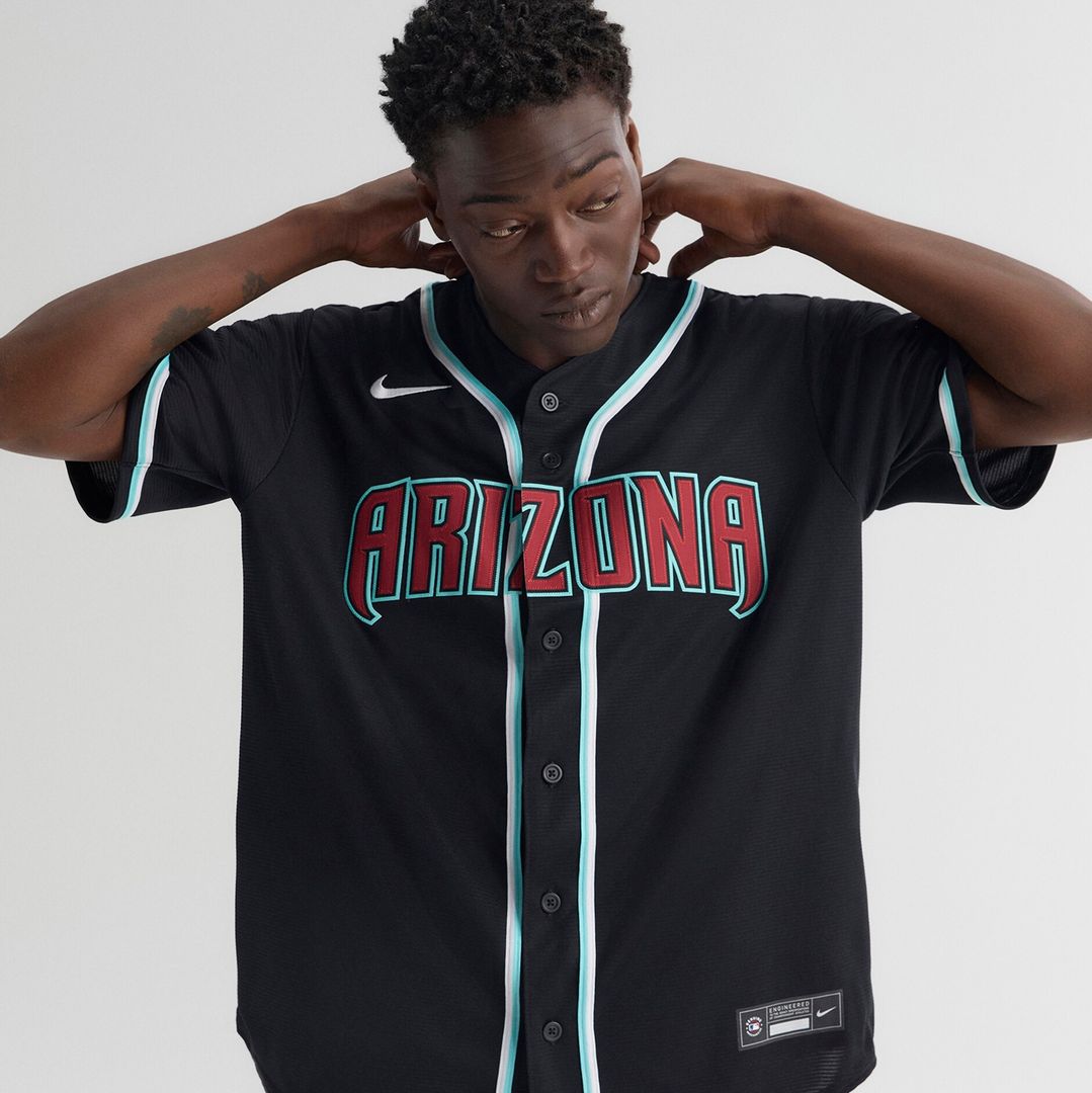 Arizona Diamondbacks Nike Fashion Replica Black Out Jersey