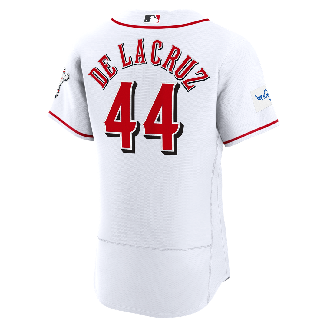 Elly De La Cruz Cincinnati Reds Nike Alternate Authentic Sponsor Patch Jersey - Red