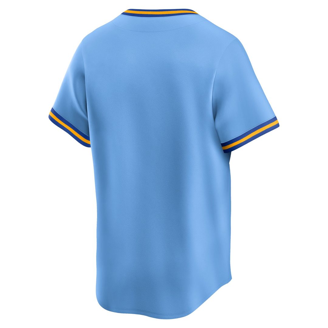 Milwaukee Brewers Nike Cooperstown Collection Limited Jersey - Light Blue