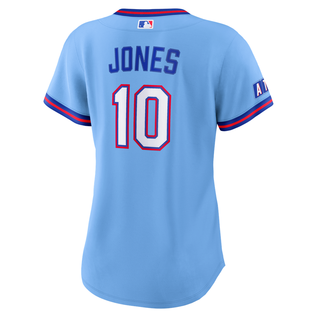 Chipper Jones Atlanta Braves Nike Women's 2026 City Connect Stadium Jersey - Powder Blue