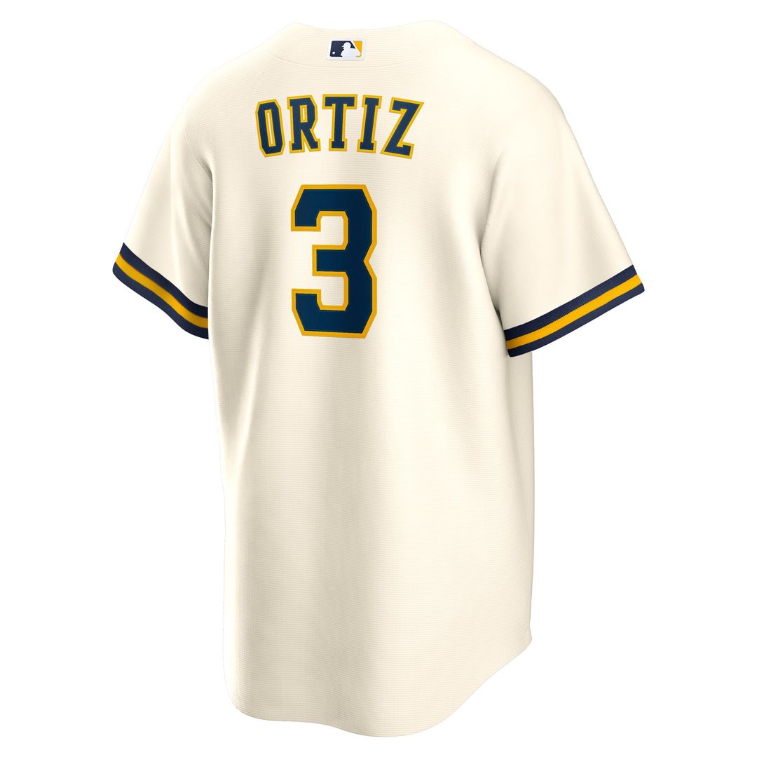Joey Ortiz Milwaukee Brewers Nike Home Replica Jersey - White
