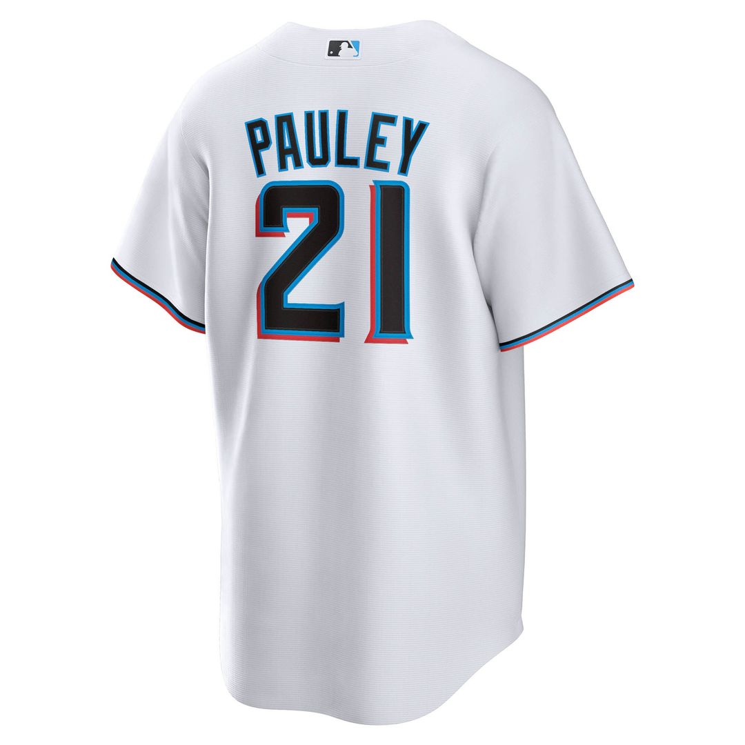 Graham Pauley Miami Marlins Nike Home Replica Jersey - White