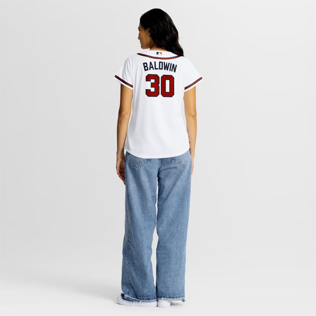 Drake Baldwin Atlanta Braves Nike Women's Home Replica Jersey - White
