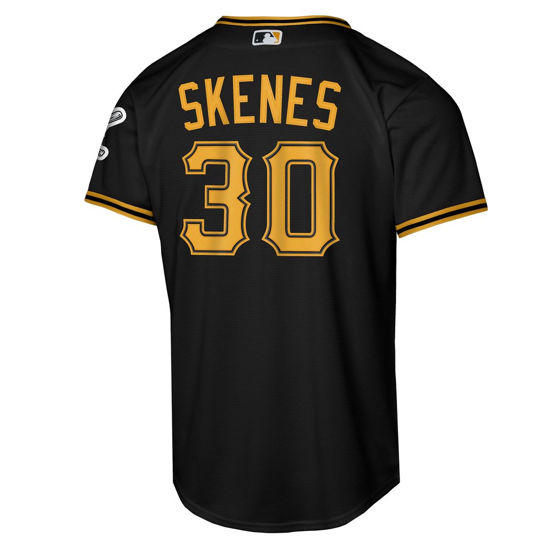 Paul Skenes Pittsburgh Pirates Nike Youth Alternate Stadium Jersey - Black