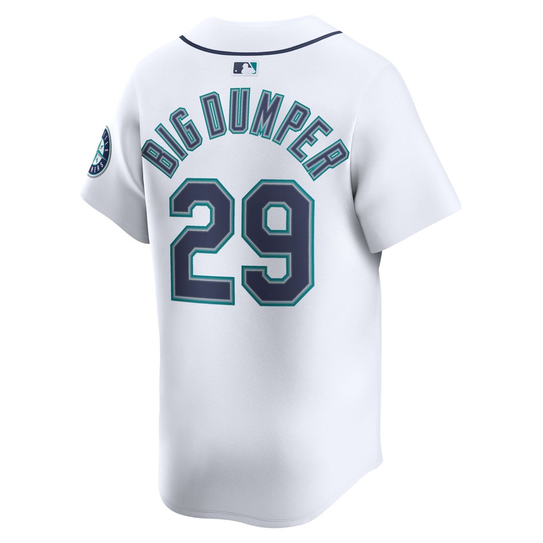 Cal Raleigh Seattle Mariners Nike Home Limited Player Jersey - White