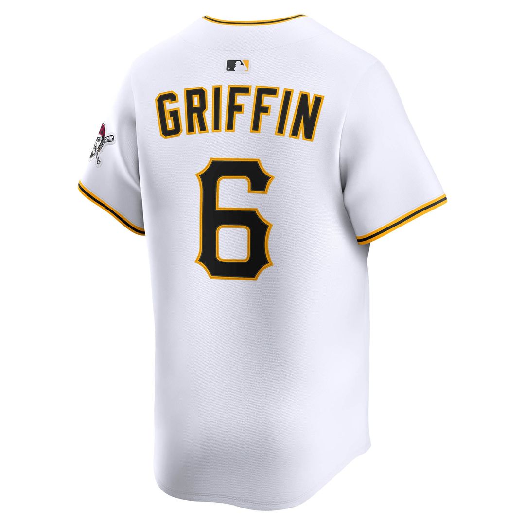 Konnor Griffin Pittsburgh Pirates Nike Home Limited Jersey - White