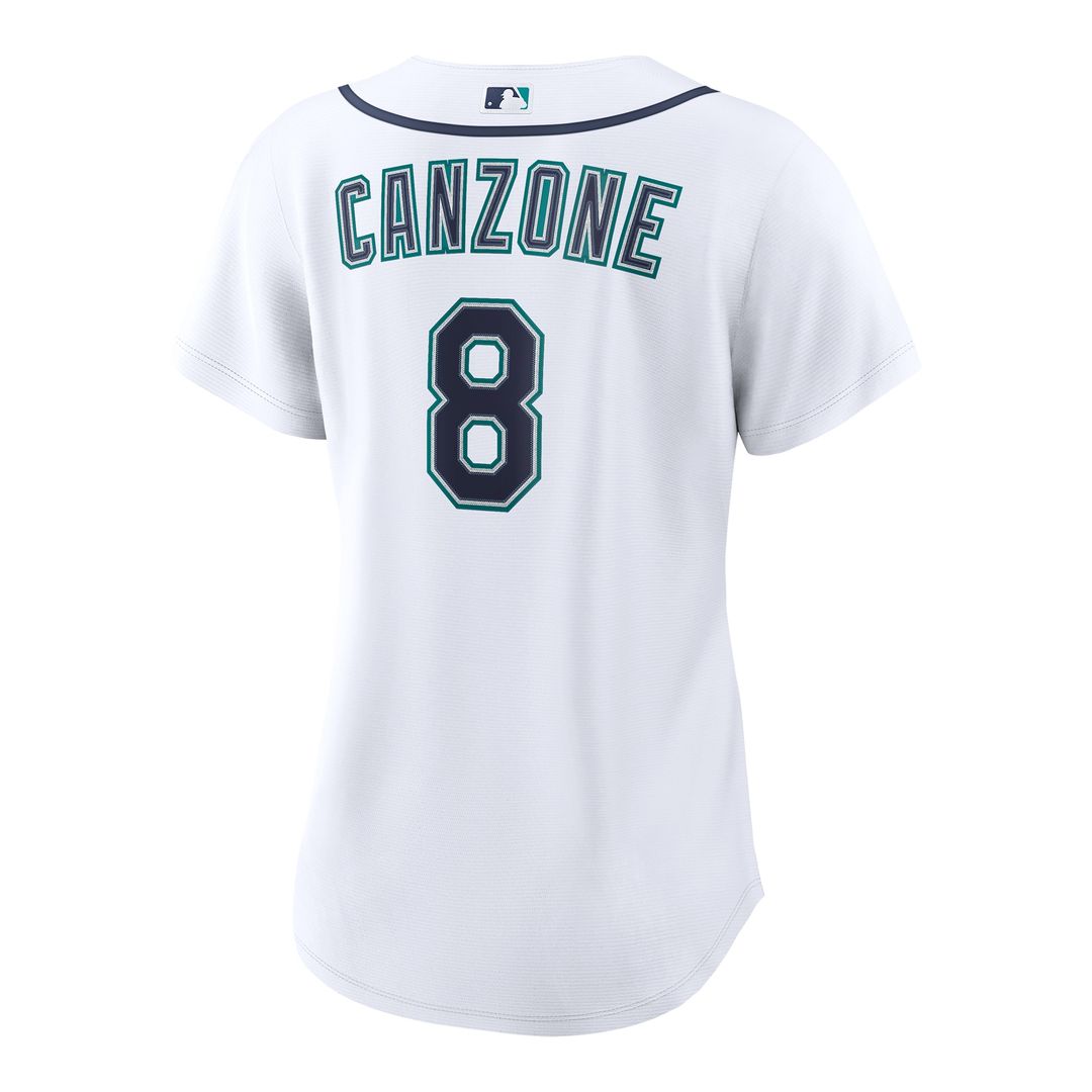 Dominic Canzone Seattle Mariners Nike Women's Home Replica Jersey - White