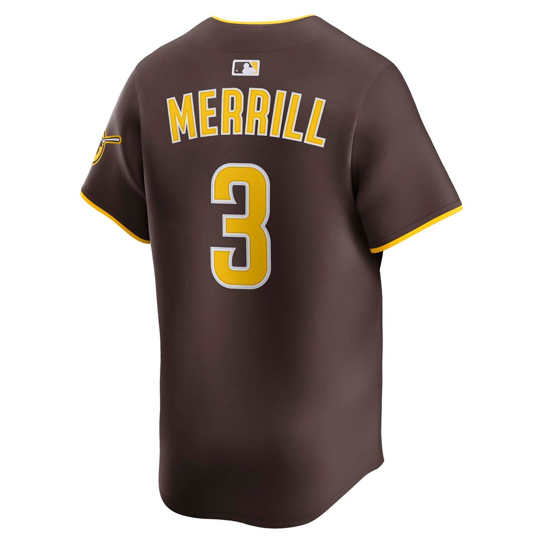 Jackson Merrill San Diego Padres Nike Home Limited Player Jersey - White