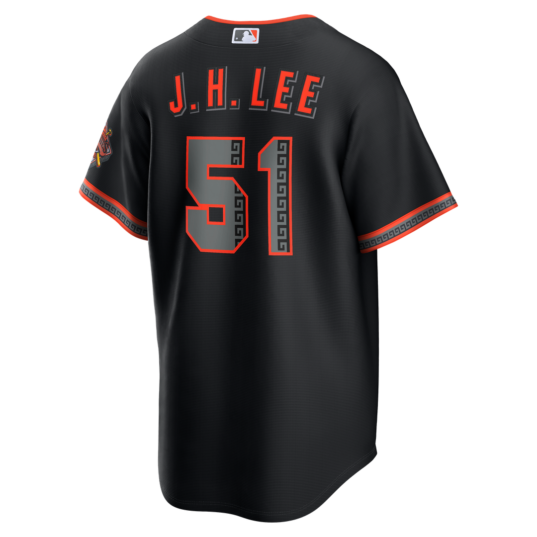 Jung Hoo Lee San Francisco Giants Nike Alternate Stadium Jersey - Black