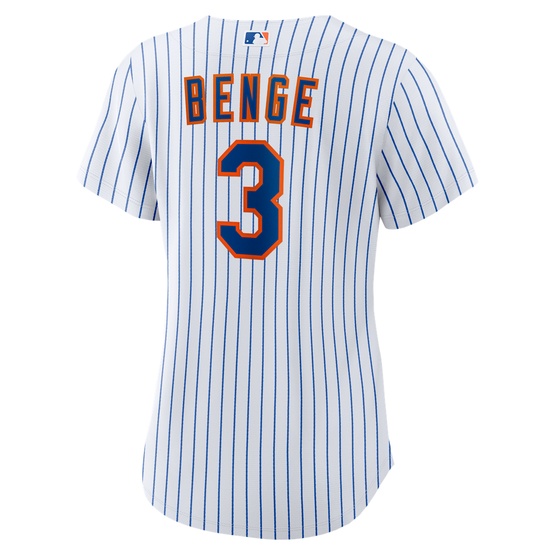 Carson Benge New York Mets Nike Women's Home Replica Jersey - White