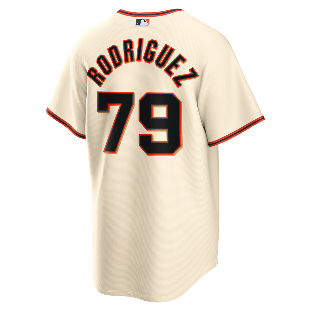 Jesus Rodriguez San Francisco Giants Nike Home Replica Jersey - Cream