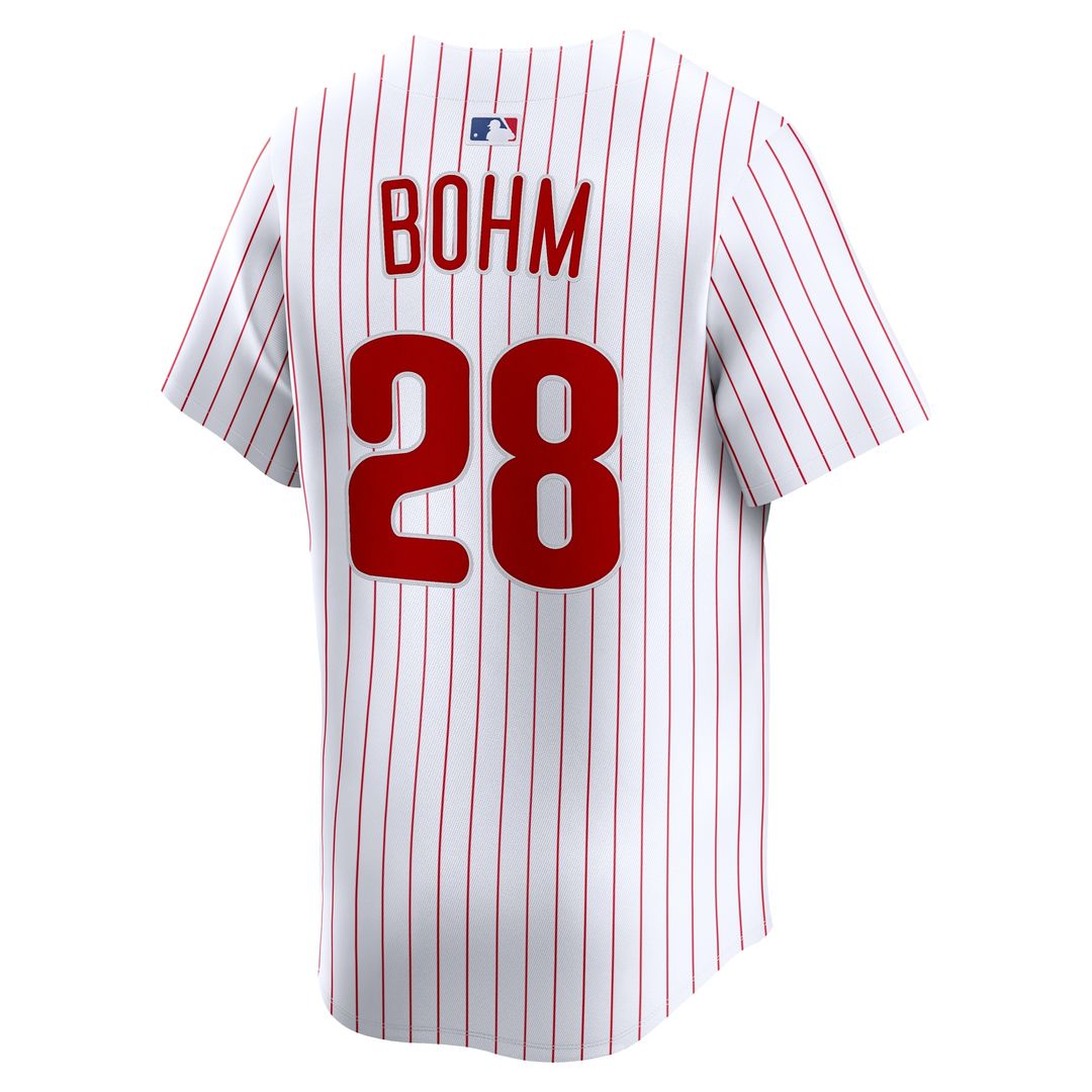 Alec Bohm Philadelphia Phillies Nike Home Limited Player Jersey - White