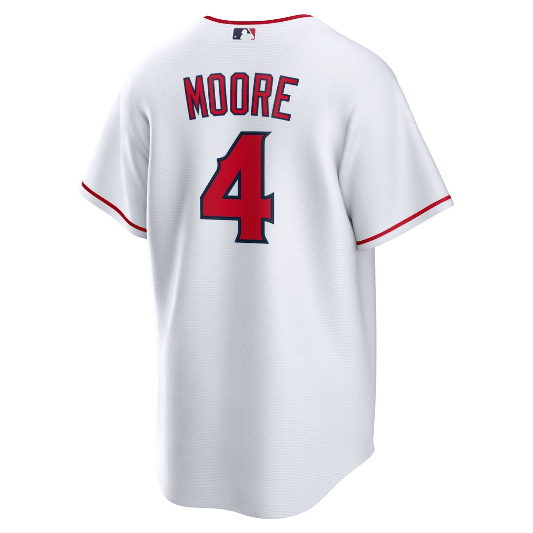 Christian Moore Los Angeles Angels Nike Home Replica Jersey - White