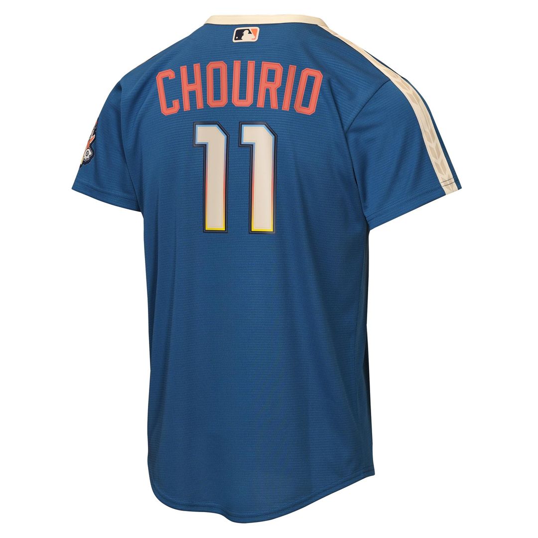 Jackson Chourio Milwaukee Brewers Nike Youth 2026 City Connect Stadium Jersey - Mineral Blue