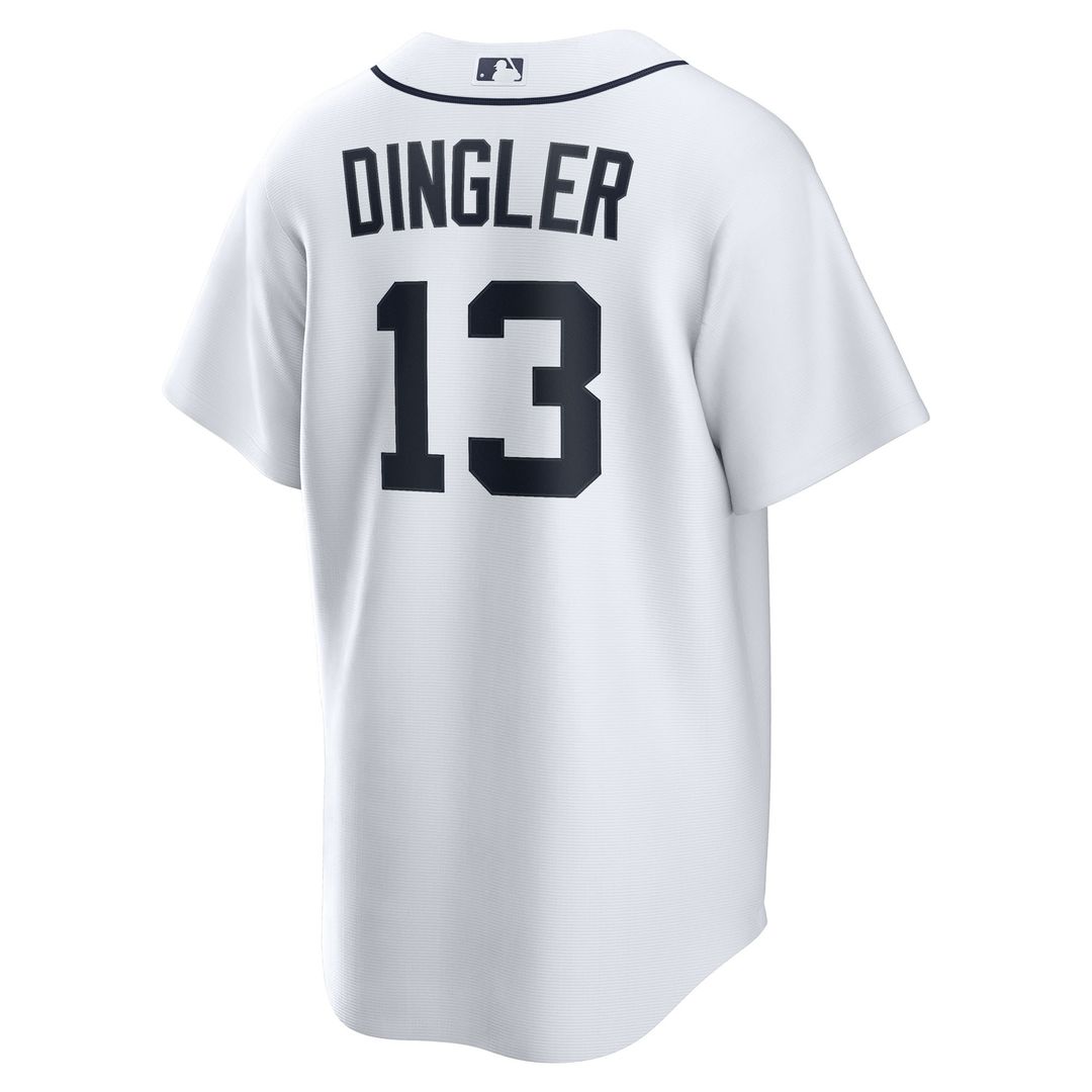 Dillon Dingler Detroit Tigers Nike Home Replica Jersey - White