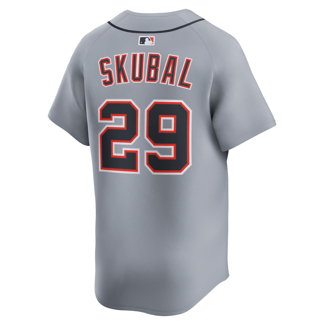 Tarik Skubal Detroit Tigers Nike Road Limited Jersey - Gray