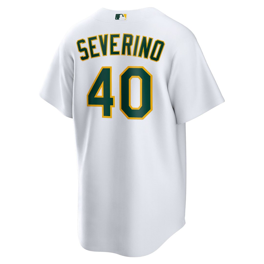 Luis Severino Athletics Nike Home Replica Jersey - White