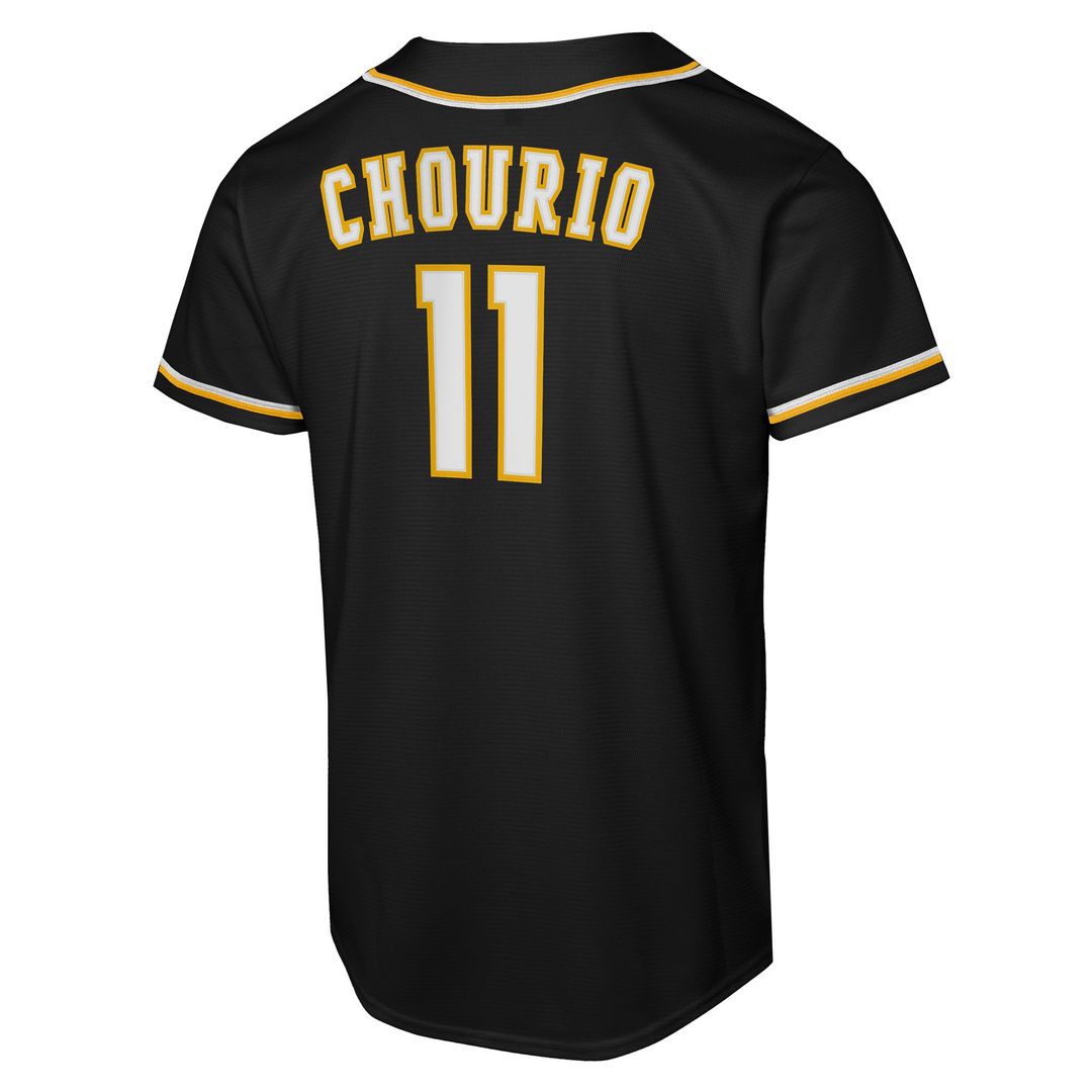 Jackson Chourio Milwaukee Brewers Nike Youth Fashion Replica Player Jersey - Black
