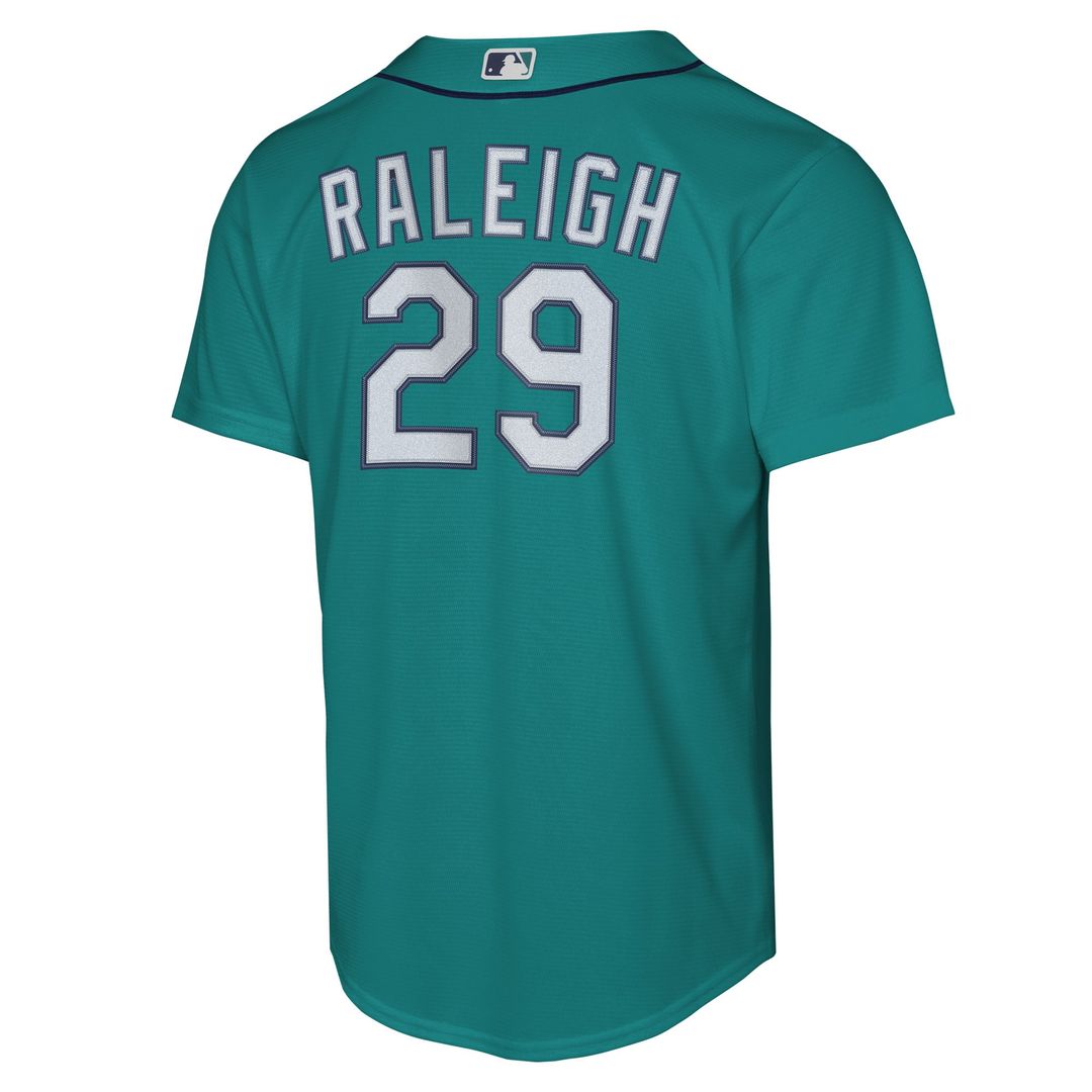 Cal Raleigh Seattle Mariners Nike Youth Alternate Replica Jersey - Teal