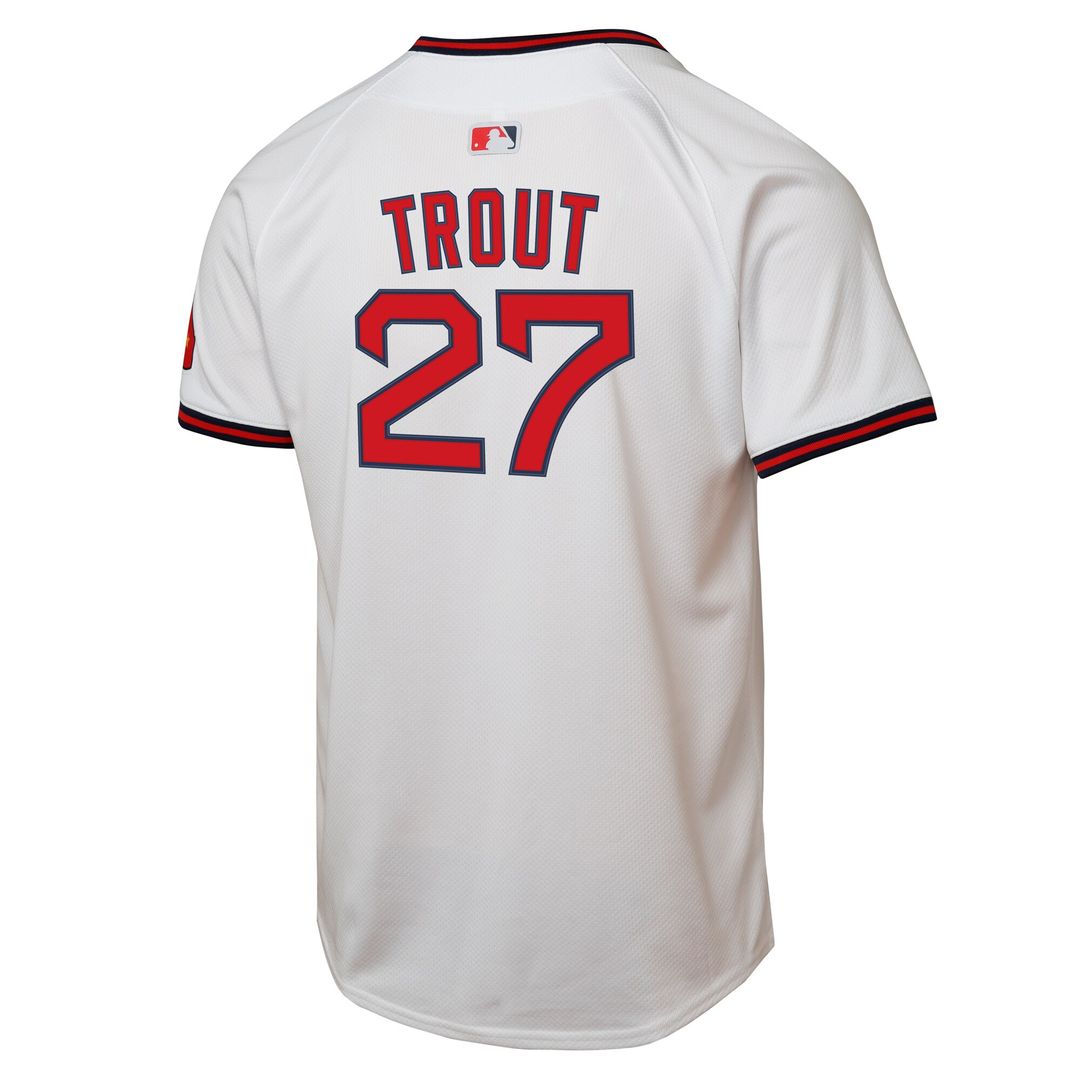 Mike Trout Los Angeles Angels Nike Youth Alternate 2 Limited Player Jersey - White