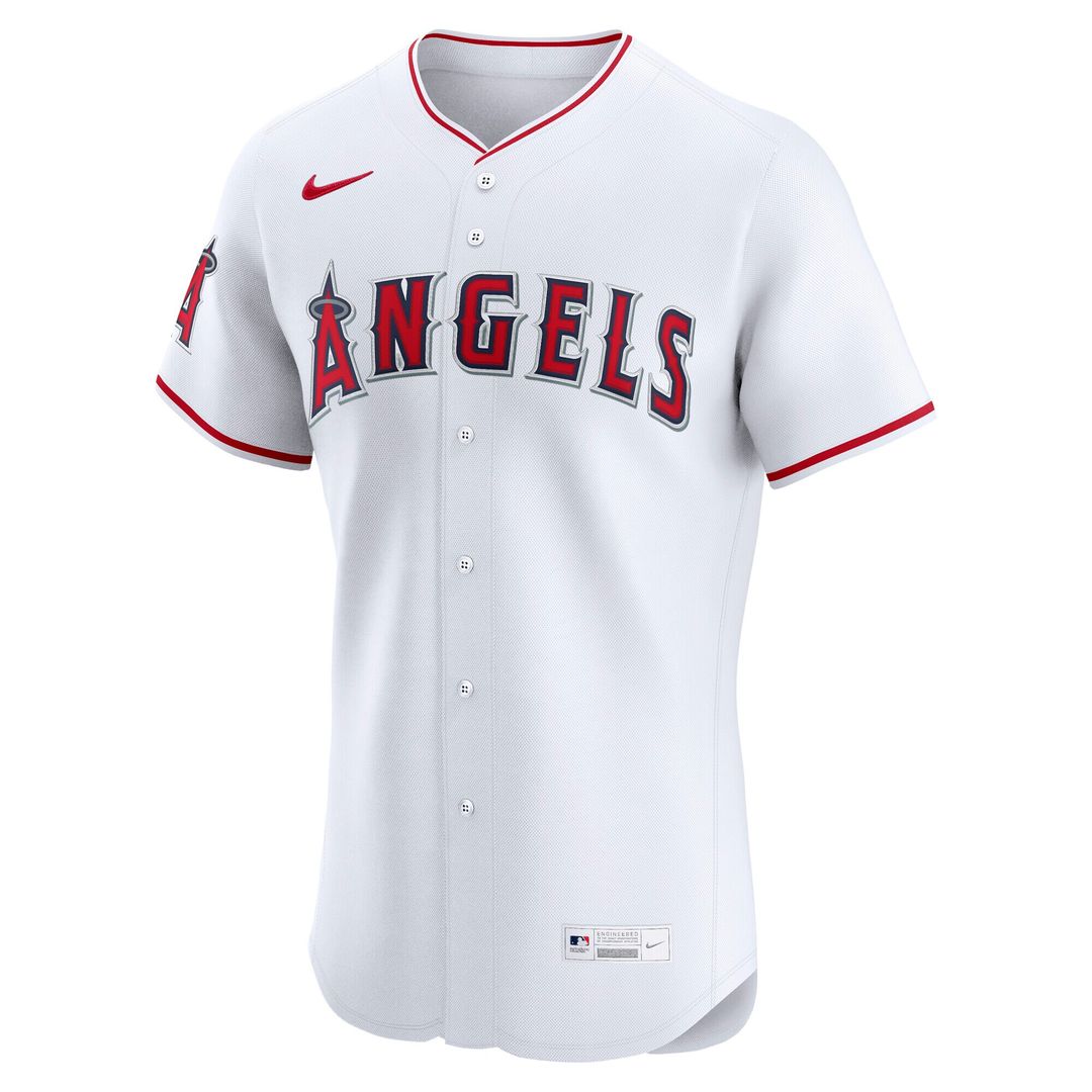 Los Angeles Angels Nike Home Elite Jersey - White