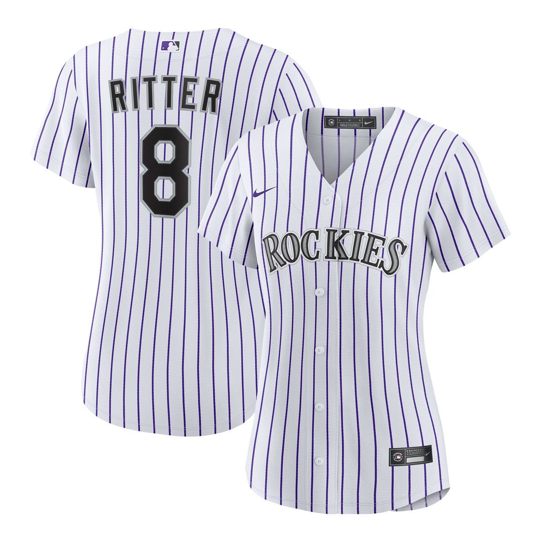 Ryan Ritter Colorado Rockies Nike Women's Home Replica Jersey - White