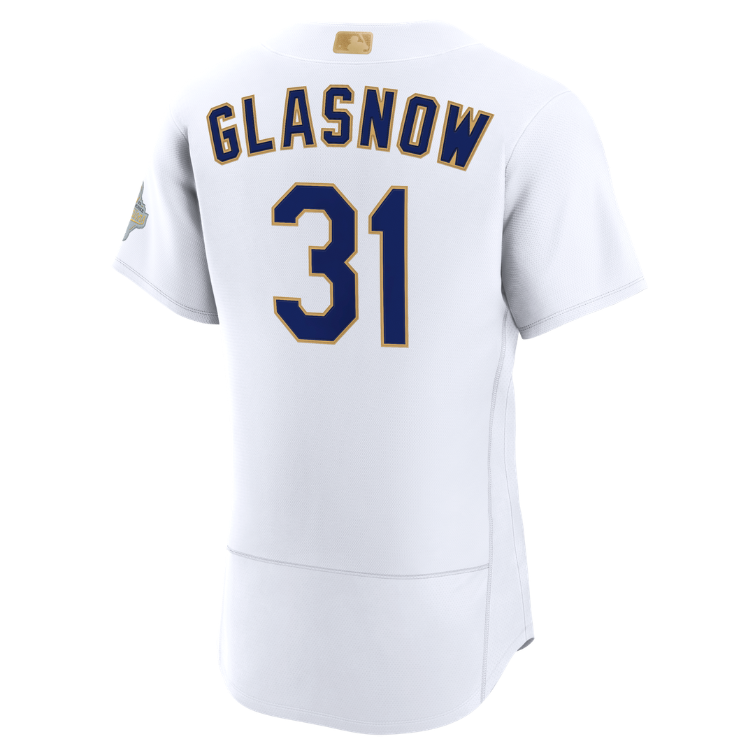Tyler Glasnow Los Angeles Dodgers Nike 2026 Gold Collection Authentic Jersey - White
