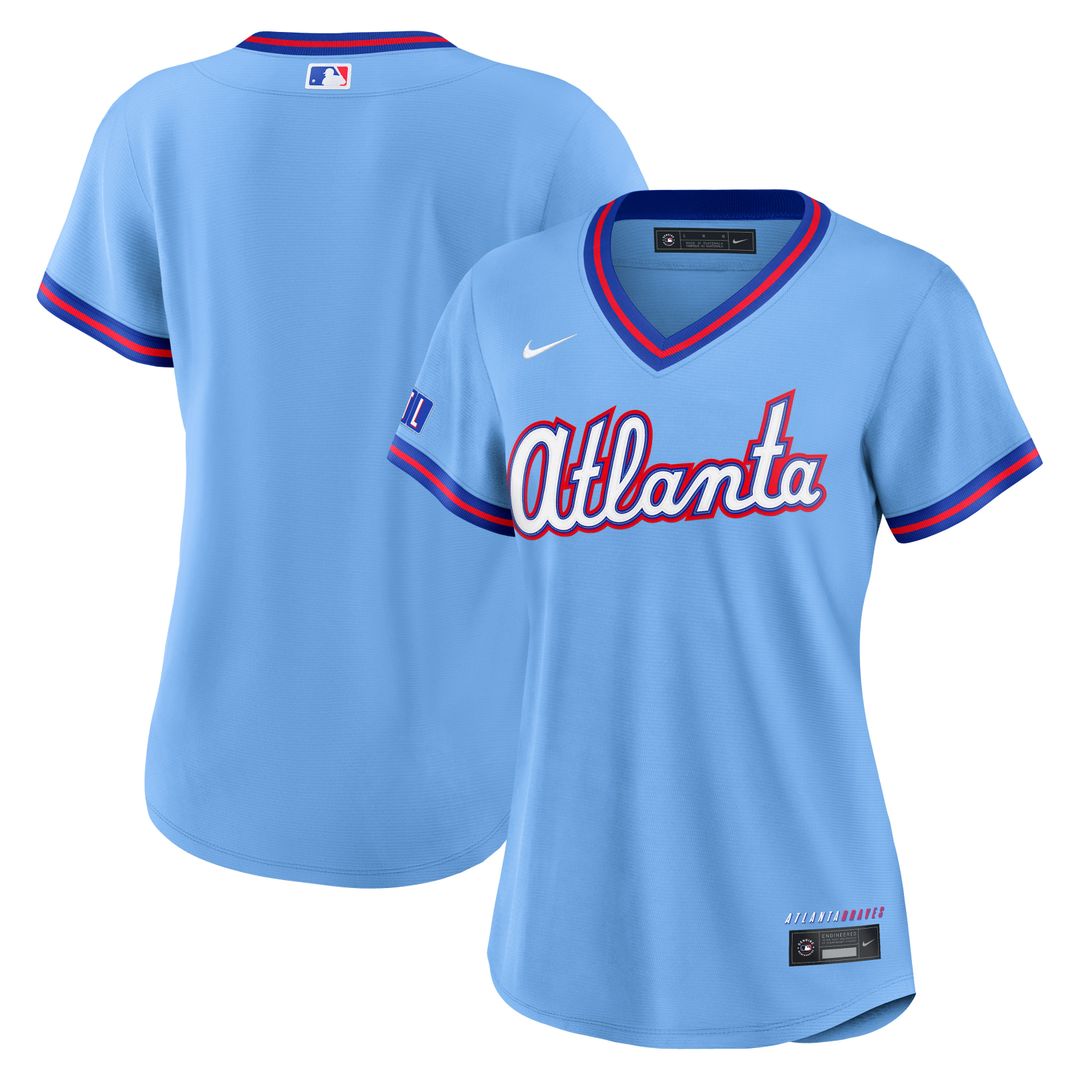 Atlanta Braves Nike Women's 2026 City Connect Stadium Jersey - Powder Blue