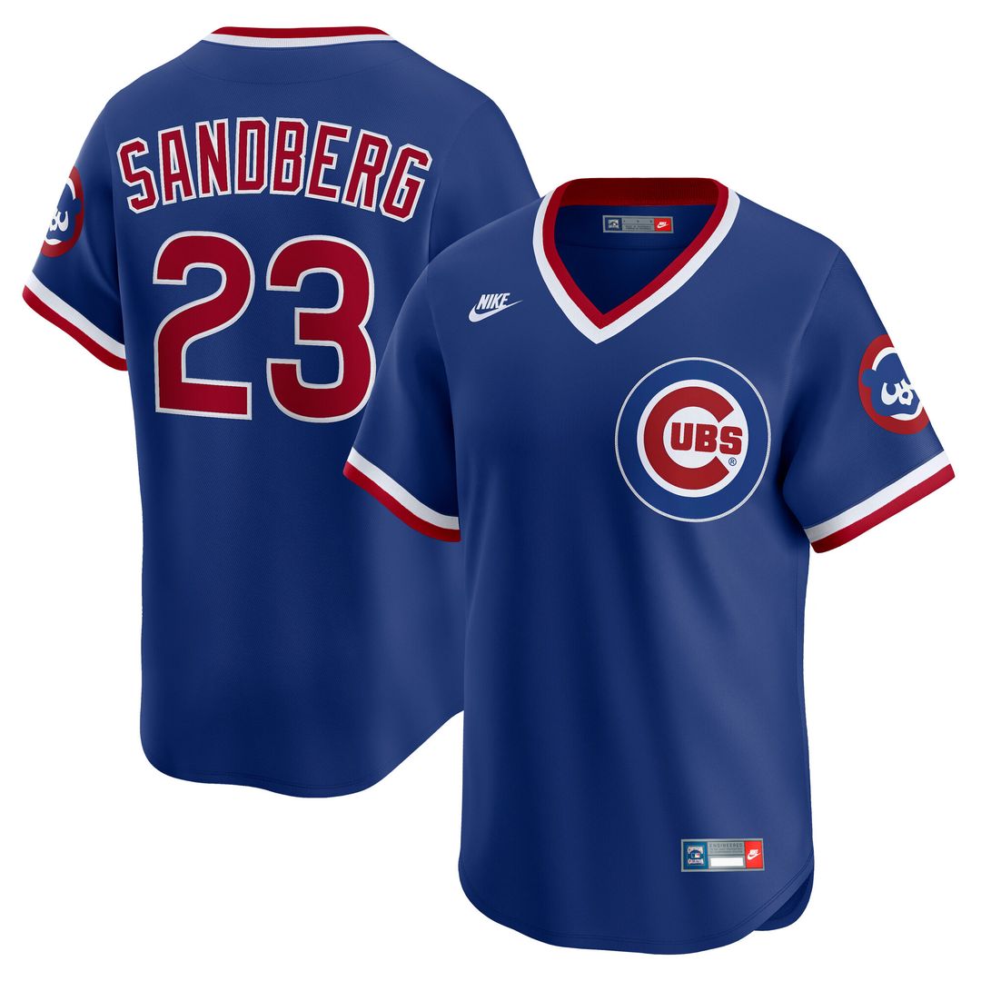 Ryne Sandberg Chicago Cubs Nike Throwback Cooperstown Collection Limited Jersey - White