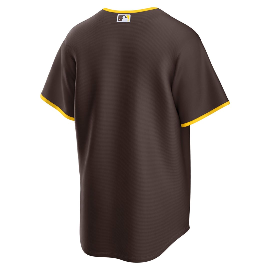 San Diego Padres Nike Road Replica Jersey - Brown