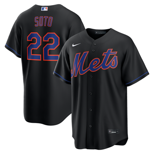 Juan Soto New York Mets Nike Alternate Replica Jersey - Black