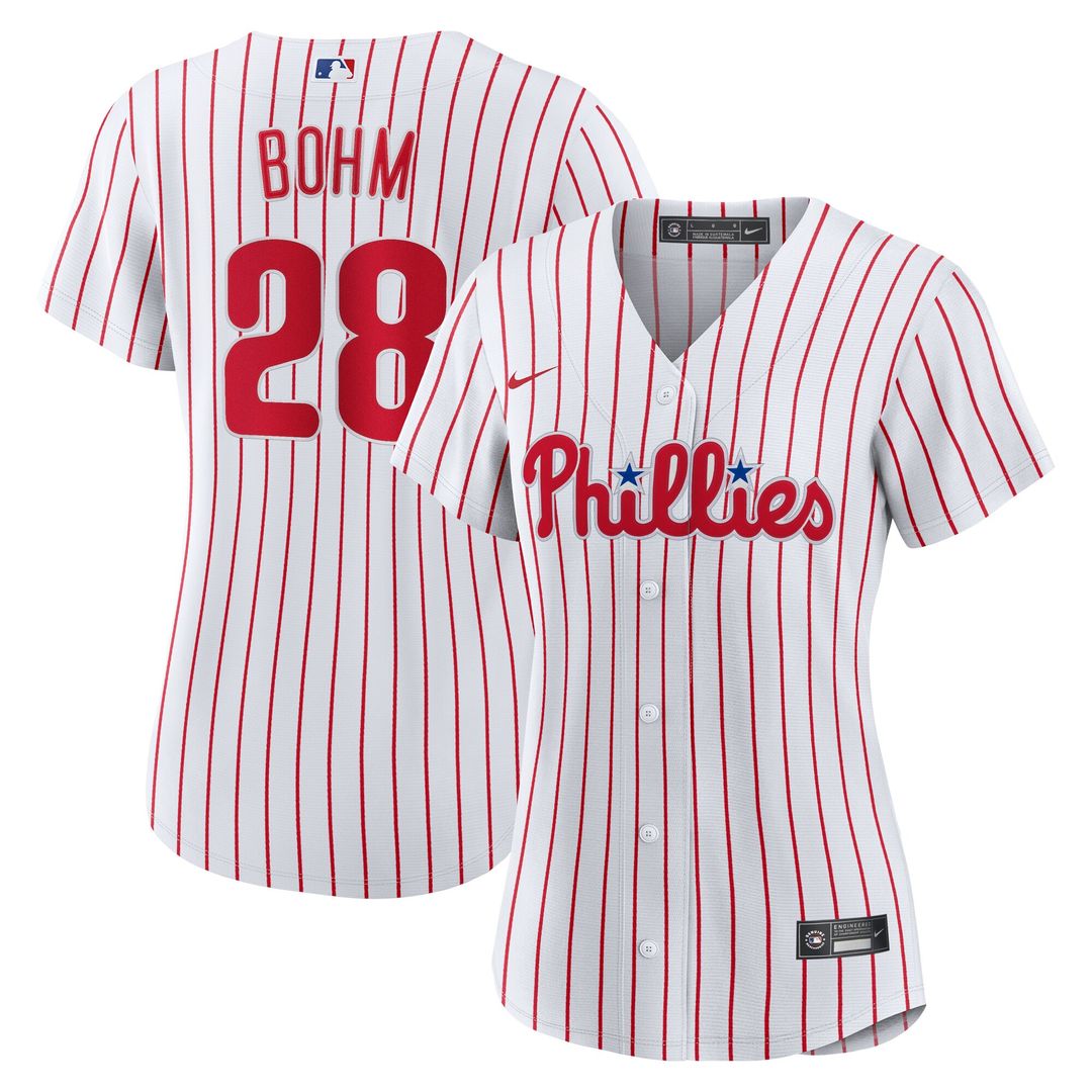 Alec Bohm Philadelphia Phillies Nike Women's Home Replica Jersey - White