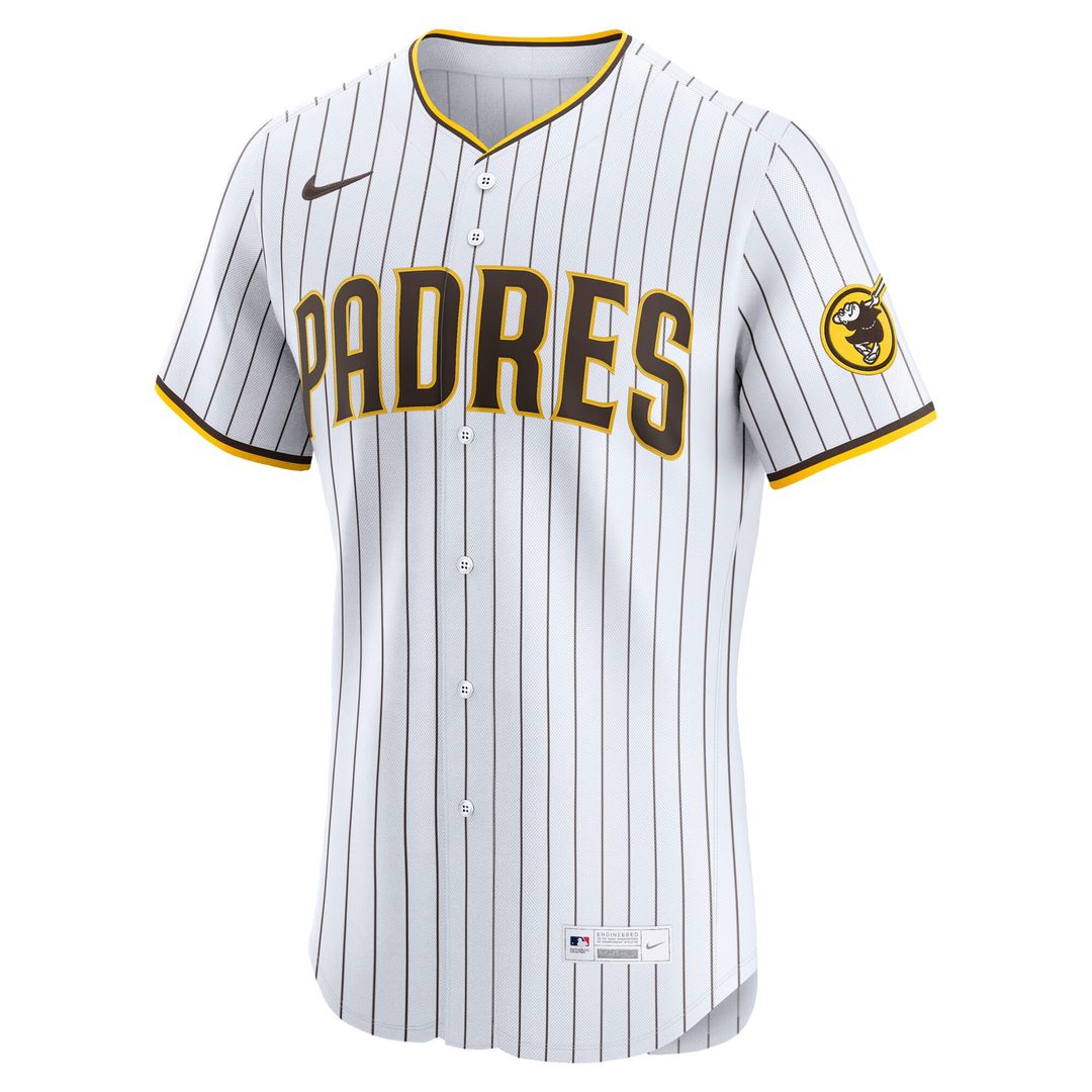 San Diego Padres Nike Home Elite Jersey - White