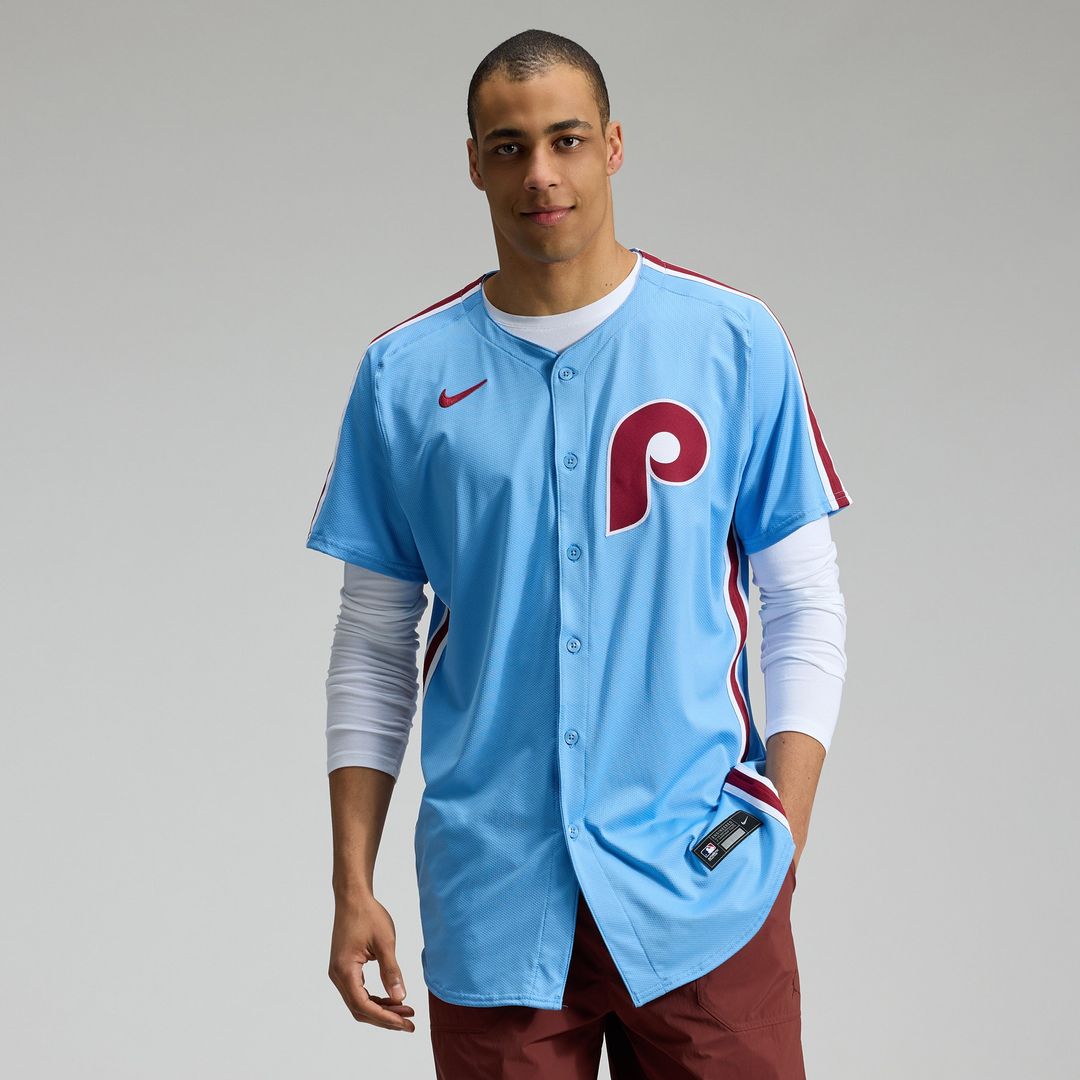 Philadelphia Phillies Nike Alternate Elite Jersey - Light Blue
