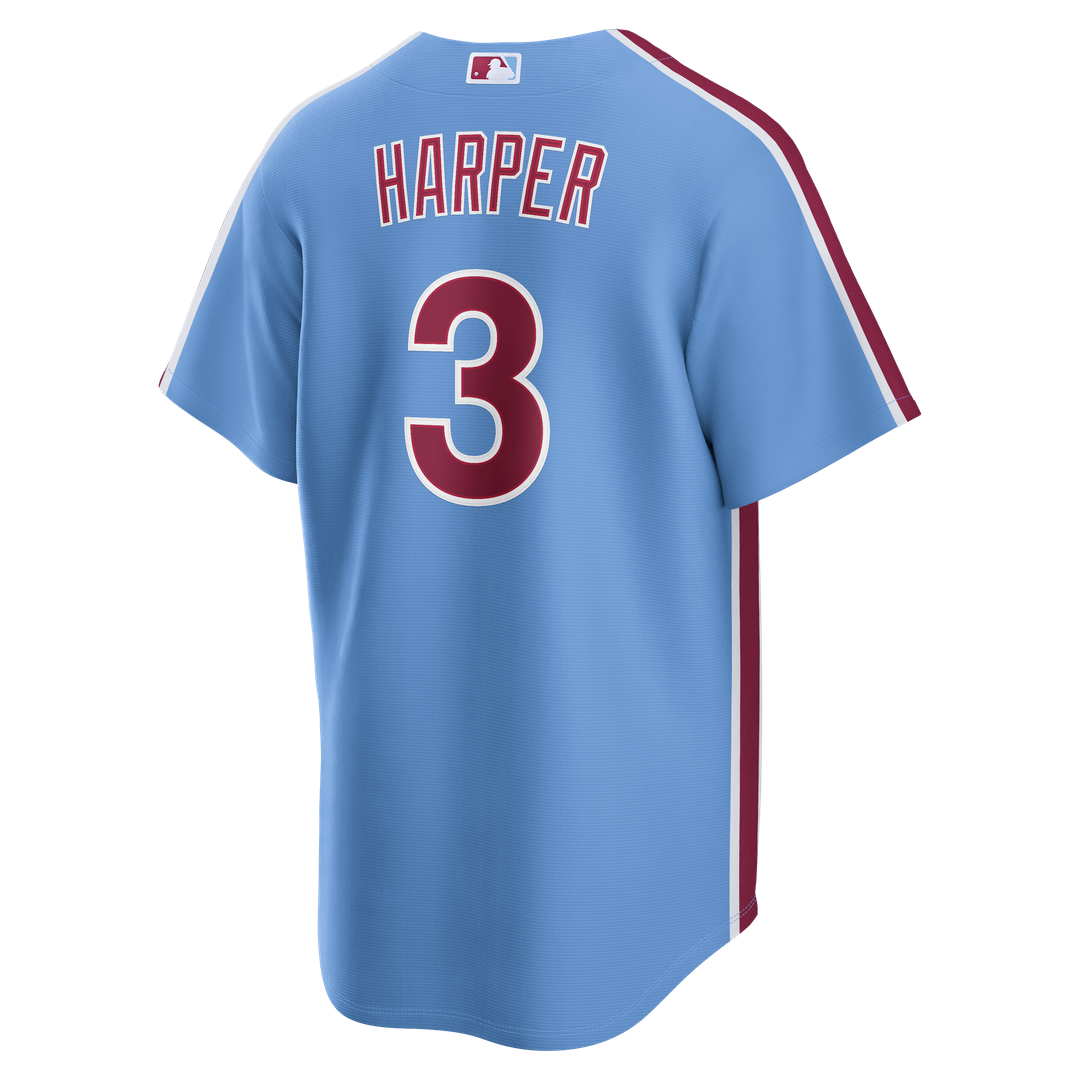 Bryce Harper Philadelphia Phillies Nike Alternate Replica Jersey - Light Blue