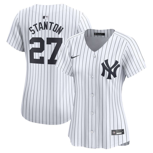 Giancarlo Stanton New York Yankees Nike Women's  Home Limited Player Jersey - White