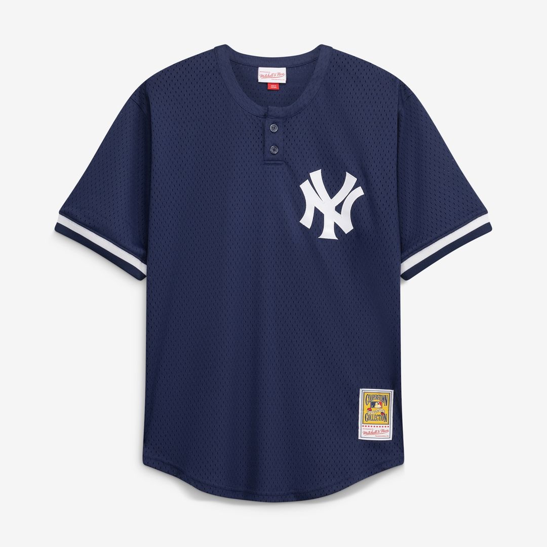 Derek Jeter New York Yankees Mitchell & Ness Big & Tall Batting Practice Replica Player Jersey - Navy