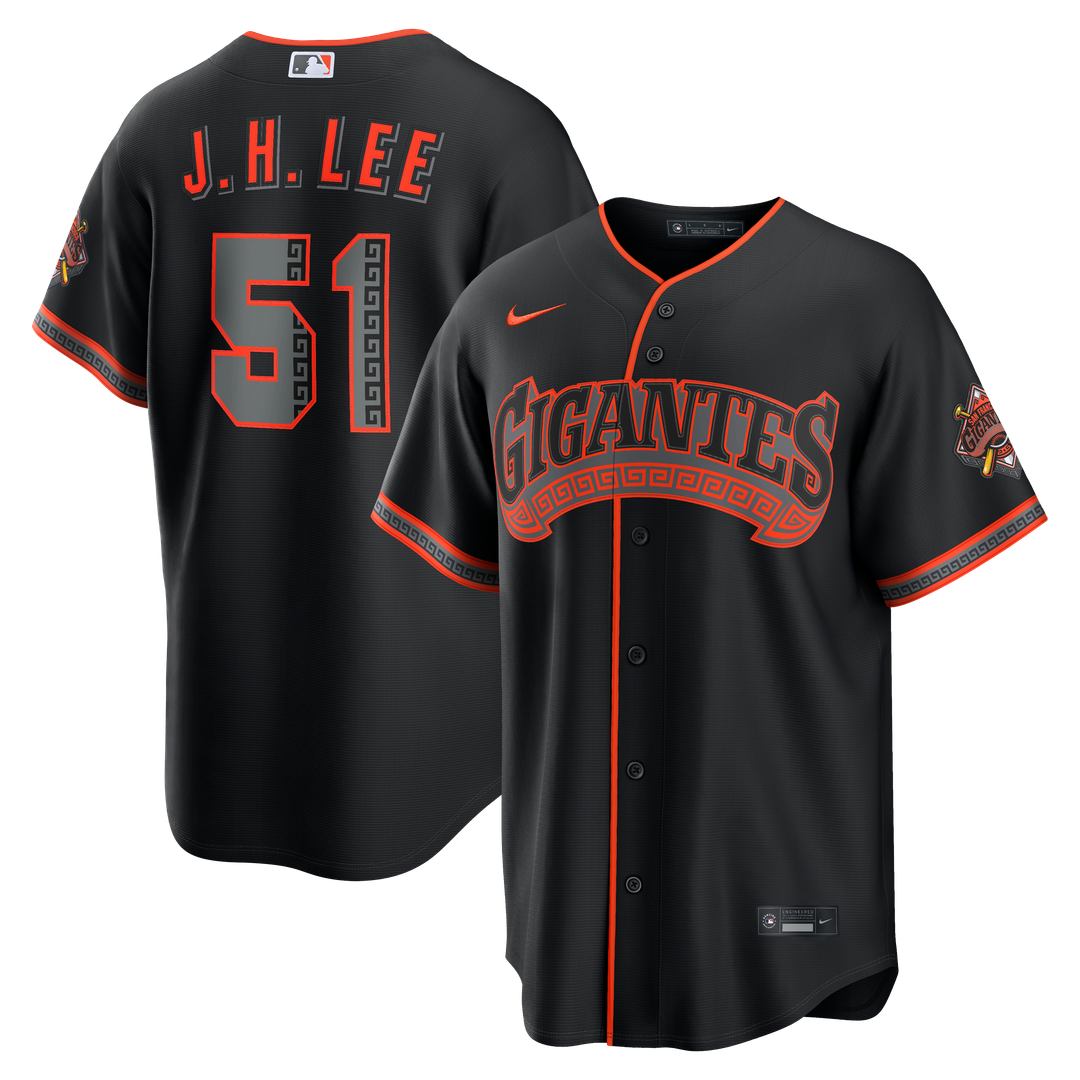Jung Hoo Lee San Francisco Giants Nike Alternate Stadium Jersey - Black