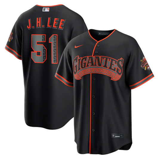 Jung Hoo Lee San Francisco Giants Nike Alternate Stadium Jersey - Black