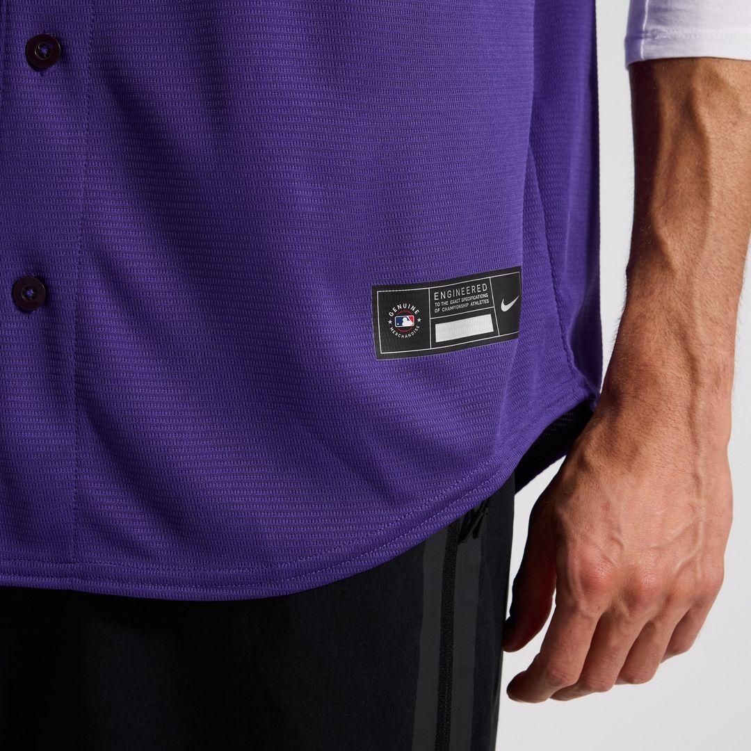 Colorado Rockies Nike Alternate Replica Team Jersey - Purple