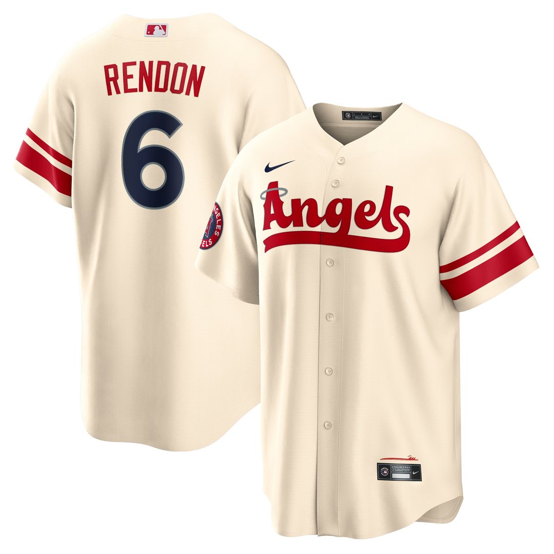 Anthony Rendon Los Angeles Angels Nike City Connect Replica Player Jersey - Cream
