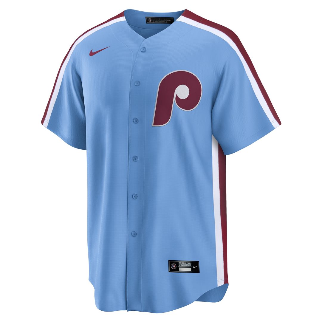 Kyle Schwarber Philadelphia Phillies Nike Alternate, 1st Replica Jersey - Light Blue