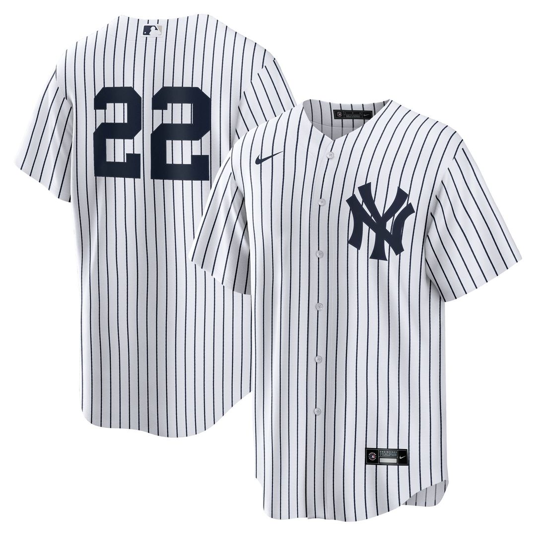 Ben Rice New York Yankees Nike Home Replica Jersey - White