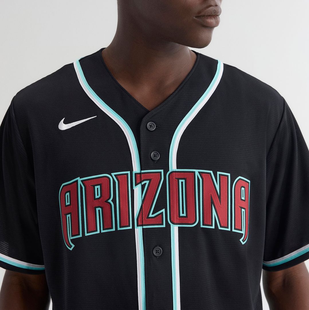 Arizona Diamondbacks Nike Fashion Replica Black Out Jersey