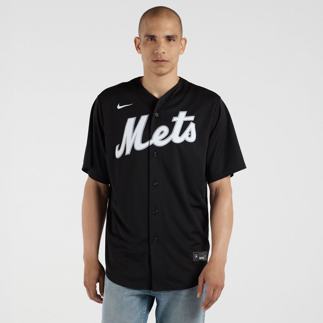 Francisco Lindor New York Mets Nike  Replica Player Jersey - Black