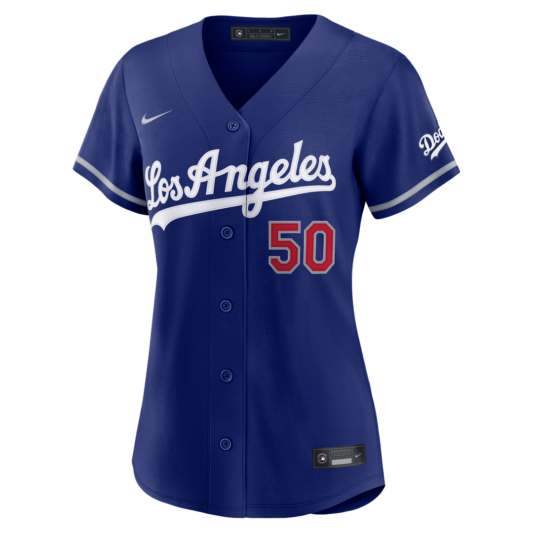 Mookie Betts Los Angeles Dodgers Nike Women's Alternate Stadium Jersey - Royal