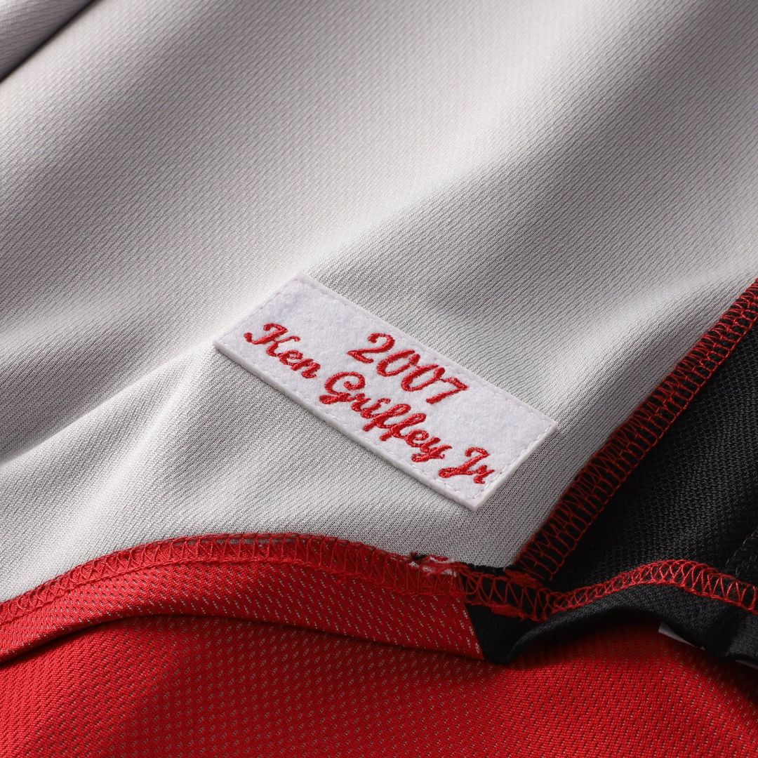 Ken Griffey Jr. Cincinnati Reds Mitchell & Ness Authentic Batting Practice Jersey - Red
