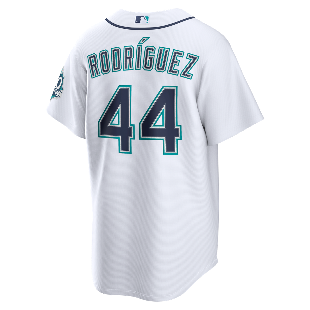 Julio Rodríguez Seattle Mariners Nike Alternate Stadium 50th Season Patch Jersey - Teal