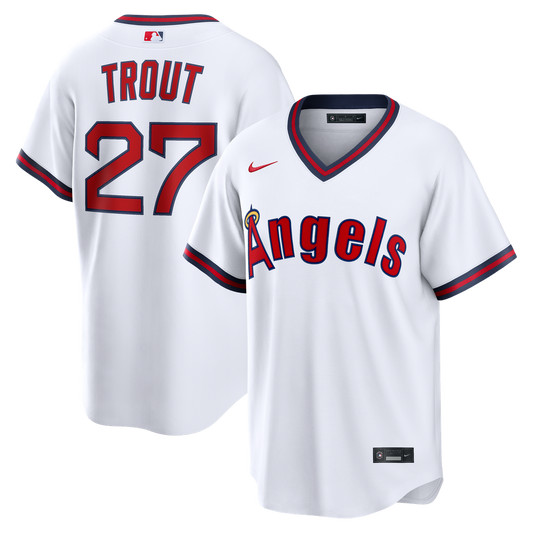 Mike Trout Los Angeles Angels Nike Alternate Replica Jersey - White